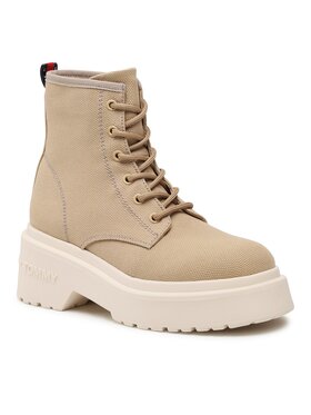 Tommy Jeans Tommy Jeans Aulinukai Lace Up Festiv Boots EN0EN02133 Ruda