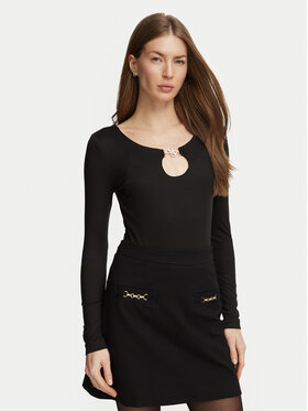 Guess Guess Bluză W6BP27 K6288 Negru Slim Fit