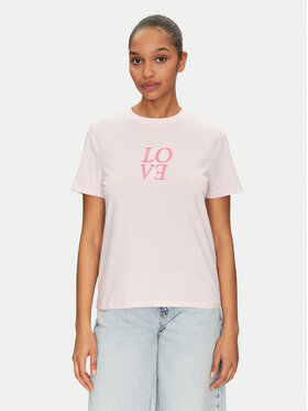 Pieces Pieces T-Shirt Skylar 17155376 Rosa Regular Fit