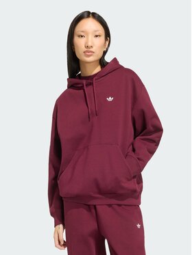 adidas adidas Μπλούζα Essentials Oversized Fleece Hoodie KT2274 Μπορντό Regular Fit