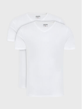 Blend Blend 2-dílná sada T-shirts Bhdinton 701996 Bílá Regular Fit