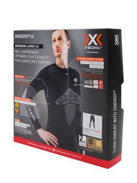 X-Bionic Termalno Donje Rublje Energizer 4.0 NGYP05W19M Crna Slim Fit