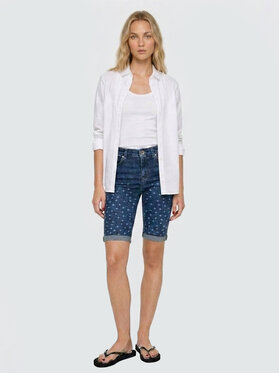 BIG STAR BIG STAR Szorty jeansowe EVITA Niebieski Basic Fit