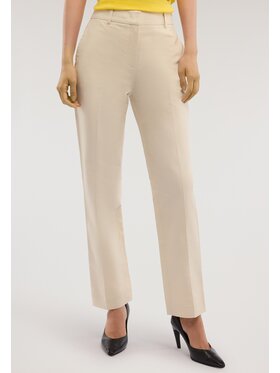 Trussardi Trussardi Spodnie materiałowe P231A102346N002 Kremowy Regular Fit