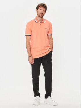 Boss Polo Majica Paddy 50469055 Oranžna Regular Fit