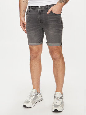 Lee Lee Pantaloncini di jeans Rider 112349328 Grigio Slim Fit
