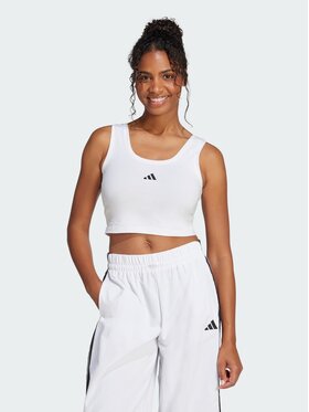 adidas adidas Top Essentials Small Logo Cotton Lifestyle Biały Slim Fit