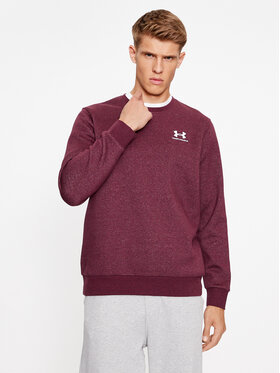 Under Armour Under Armour Mikina Ua Essential Fleece Crew 1374250 Bordó Loose Fit