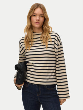 Vero Moda Vero Moda Blúzka Urena 10339132 Béžová Oversize