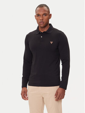 Guess Guess Polo M5BP36 J1314 Μαύρο Slim Fit