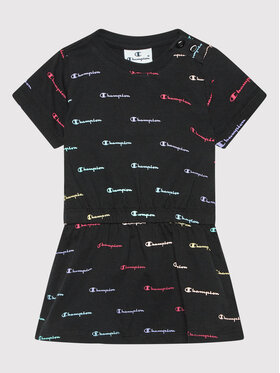 Champion Champion Sukienka codzienna 404392 Czarny Regular Fit