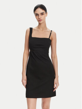 HUGO HUGO Rochie de zi Kutari 50530172 Negru Slim Fit