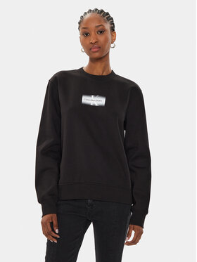 Calvin Klein Jeans Calvin Klein Jeans Μπλούζα Faded Monologo J20J223537 Μαύρο Regular Fit