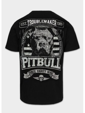 PITBULL PITBULL T-Shirt Koszulka męska TROUBLEMAKER S Czarny Regular Fit