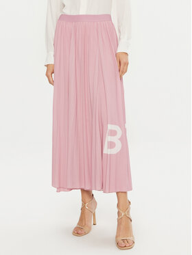 BOSS Boss Plisovaná sukně Tiplissee 50429663 Růžová Regular Fit