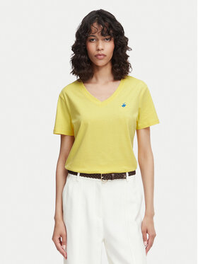 Beverly Hills Polo Club Beverly Hills Polo Club T-shirt P-SS26W-TS5165188 Žuta Regular Fit