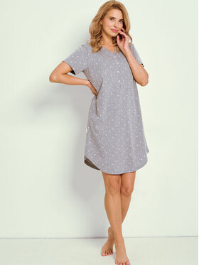 Taro Taro Koszula nocna T3326-01 Szary Basic Fit