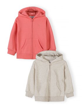 minoti minoti Bluza 30FLEECE110 Koralowy Regular Fit