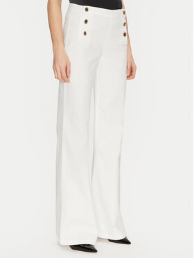 TWINSET TWINSET Džinsi 251TP2590 Écru Wide Leg