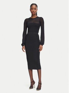 Elisabetta Franchi Elisabetta Franchi Vestito di maglia AM-53B-67E2-V460 Nero Slim Fit