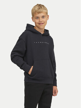 Jack&Jones Junior Jack&Jones Junior Суитшърт Star 12237468 Черен Loose Fit