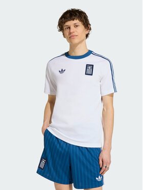 adidas adidas Koszulka techniczna 168832 Biały Slim Fit