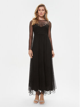 TWINSET TWINSET Večerné šaty 232TP2101 Čierna Regular Fit