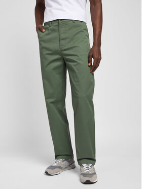Lee Lee Chinosy RELAXED CHINO Zielony Regular Fit