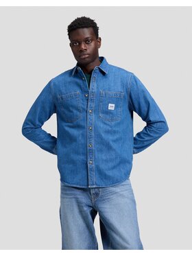 Lee Lee Koszula WORKWEAR SHIRT 2.0 Niebieski Relaxed Fit