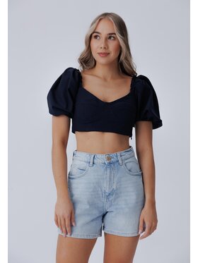 LAURELLA LAURELLA Blúzka 2SS010 Tmavomodrá Regular Fit