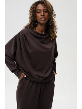 blue shadow blue shadow Bluza Tracy Brązowy Regular Fit