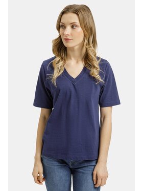 Cross Jeans Cross Jeans T-Shirt 56260-470 Granatowy