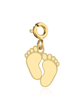 Fugart Fugart Naszyjnik Zawieszka/charms złote stópki FUG6-20-Z00347-2 Złoty