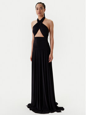 NORMA KAMALI NORMA KAMALI Abendkleid KK1253PLO61001 Schwarz Slim Fit