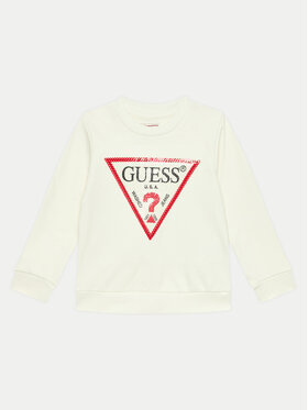 Guess Guess Pulóver K4YQ10 KA6R3 Ekru Regular Fit
