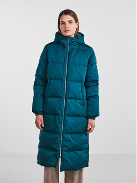 YAS YAS Kurtka puchowa 26023635 Turkusowy Regular Fit
