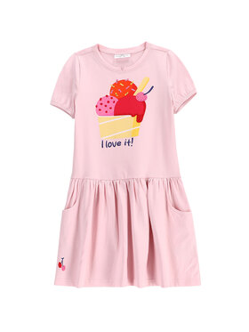 Coccodrillo Coccodrillo Haljina za svaki dan WC5129201HGK Ružičasta Regular Fit