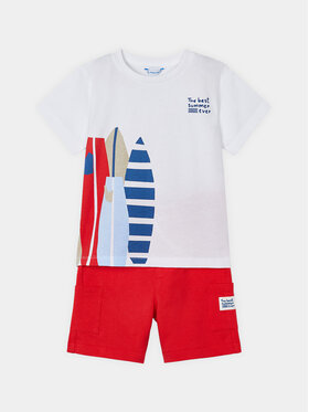 Mayoral Mayoral Set majica i hlače 3603 Crvena Regular Fit