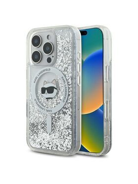 KARL LAGERFELD KARL LAGERFELD Etui na telefon Apple iPhone 16 Pro Przezroczysty