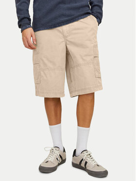 Jack&Jones Jack&Jones Шорти от плат Jpstcole 12253222 Бежов Loose Fit