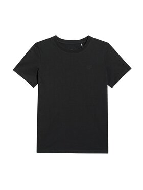4F 4F T-Shirt BASIC+ Černá Regular Fit