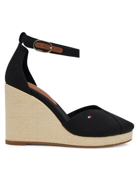 Tommy Hilfiger Tommy Hilfiger Poolsaapad Flag High Wedge Espad Closed Toe FW0FW08494 Must