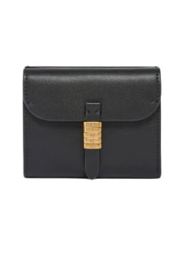 PINKO PINKO Portafoglio SADDLE WALLET VITELLO MORBIDO Nero