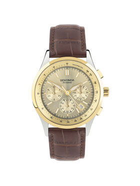 Sekonda Sekonda Zegarek 30110 Brązowy