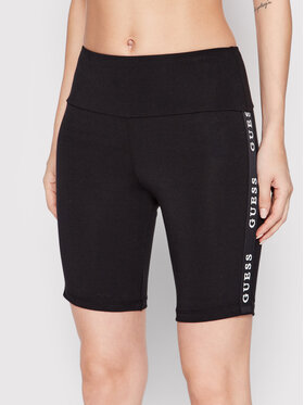 Guess Guess Cyklistické šortky V2YD12 KABR0 Černá Slim Fit