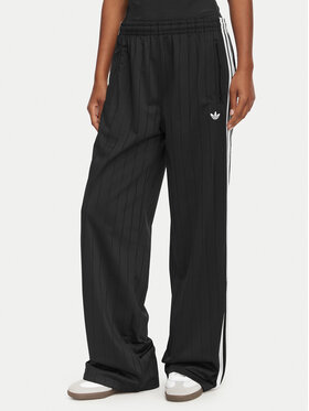 adidas adidas Спортивні штани Pinstripe Firebird KS6787 Чорний Loose Fit