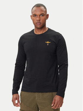 Aeronautica Militare Aeronautica Militare Hosszú ujjú 252TS2390UJ00372 Fekete Regular Fit