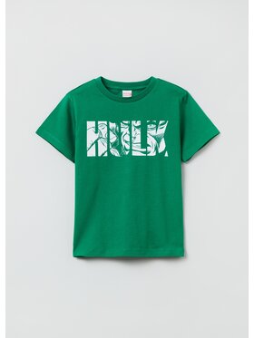 OVS OVS T-Shirt MARVEL 1499073 Zielony Regular Fit
