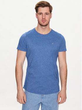 Tommy Jeans Tommy Jeans T-krekls Jaspe DM0DM09586 Tumši zils Slim Fit