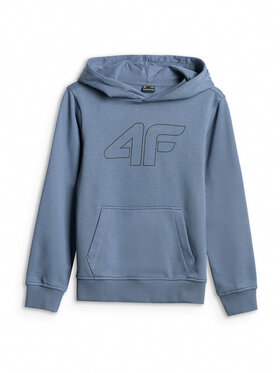 4F 4F Μπλούζα 4FJRSS26TSWSM2748-32S Σκούρο μπλε Regular Fit